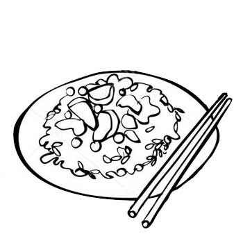 350x350 Welcome! China Fair Restaurant In Traverse City - Chinese Food Drawing