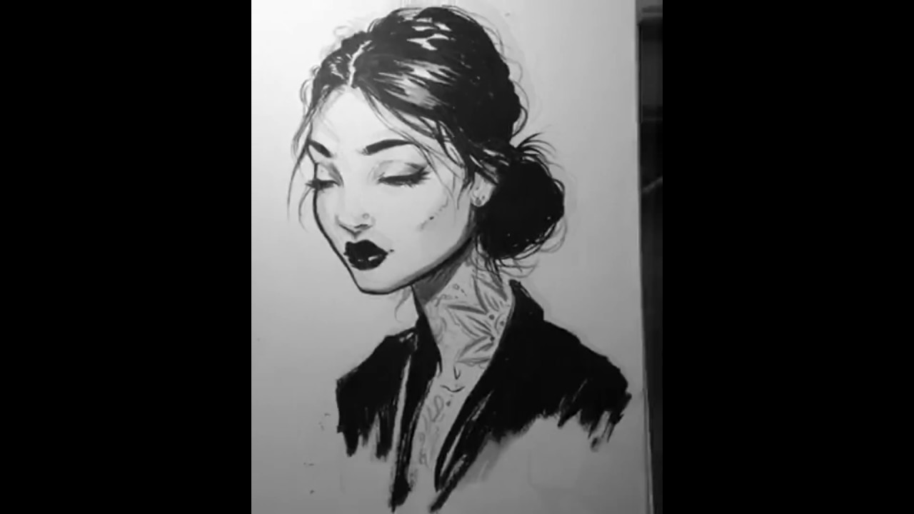 1280x720 Draw A Chinese Girl - Chinese Girl Drawing