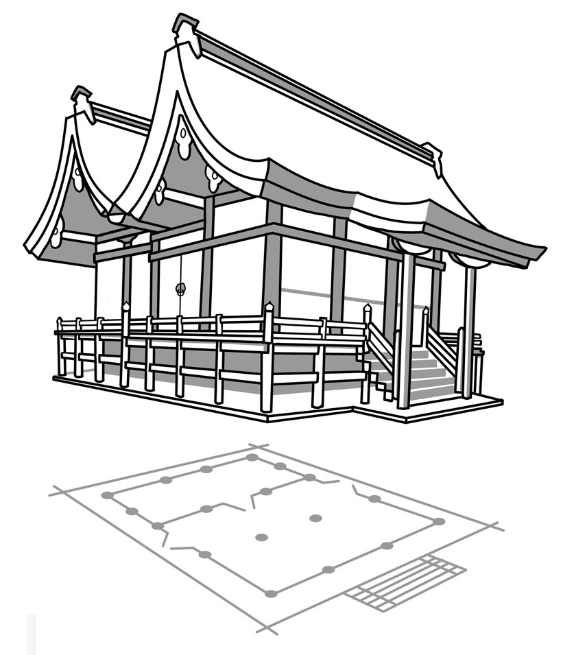 821x955 Chinese House Drawing - Chinese House Drawing