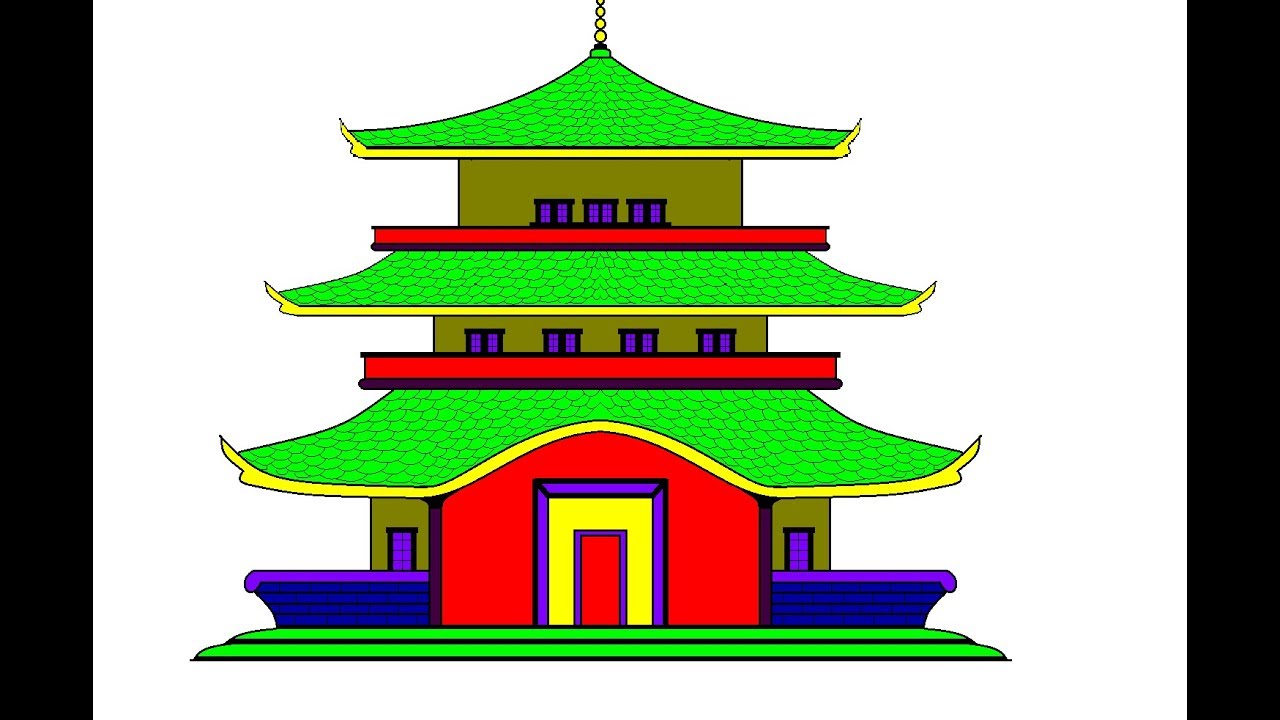 Chinese House Drawing at Explore collection of