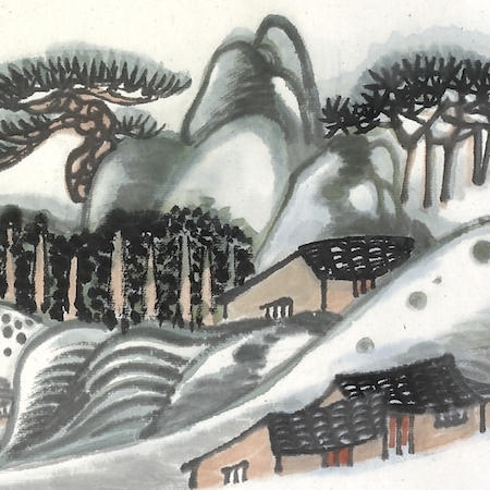 450x450 Chinese Landscape Painting - Chinese Landscape Drawing