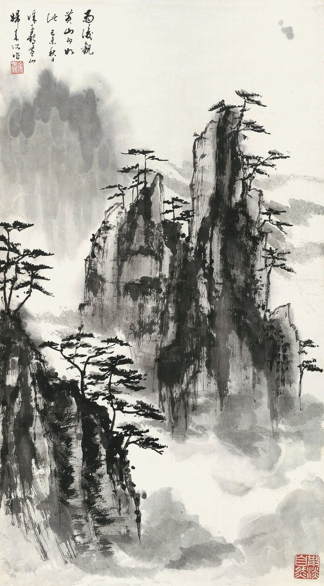 Chinese Landscape Drawing at Explore collection of