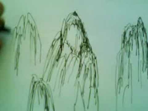 480x360 My Pen Drawing - Chinese Landscape Drawing