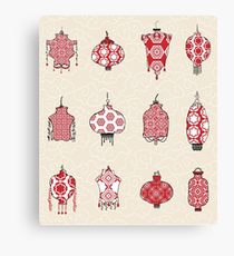 210x230 chinese lanterns drawing canvas prints redbubble - Chinese Lantern Drawing