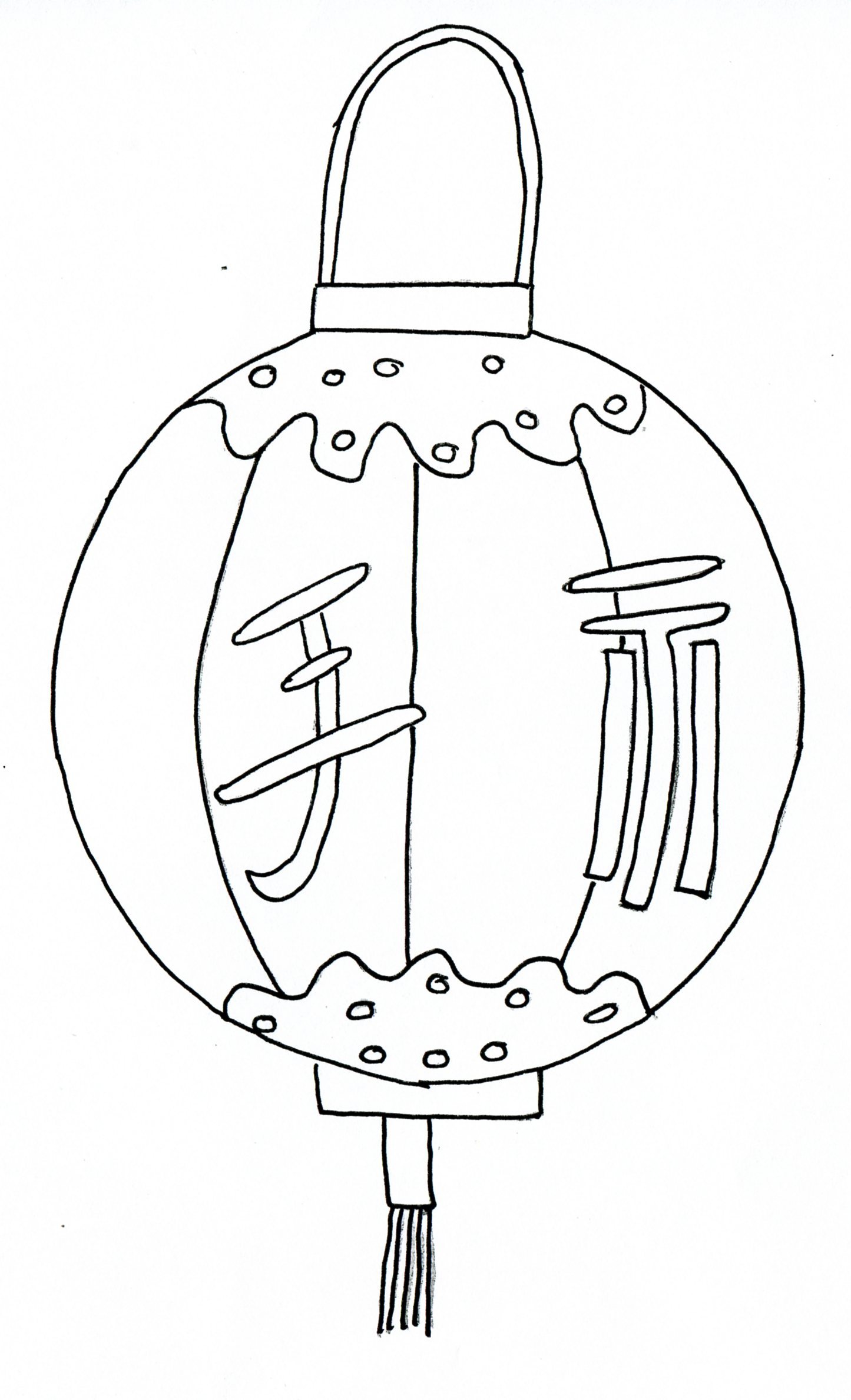 1445x2379 paper lantern drawing paper lantern lanna style thailand stock - Chinese Lantern Drawing