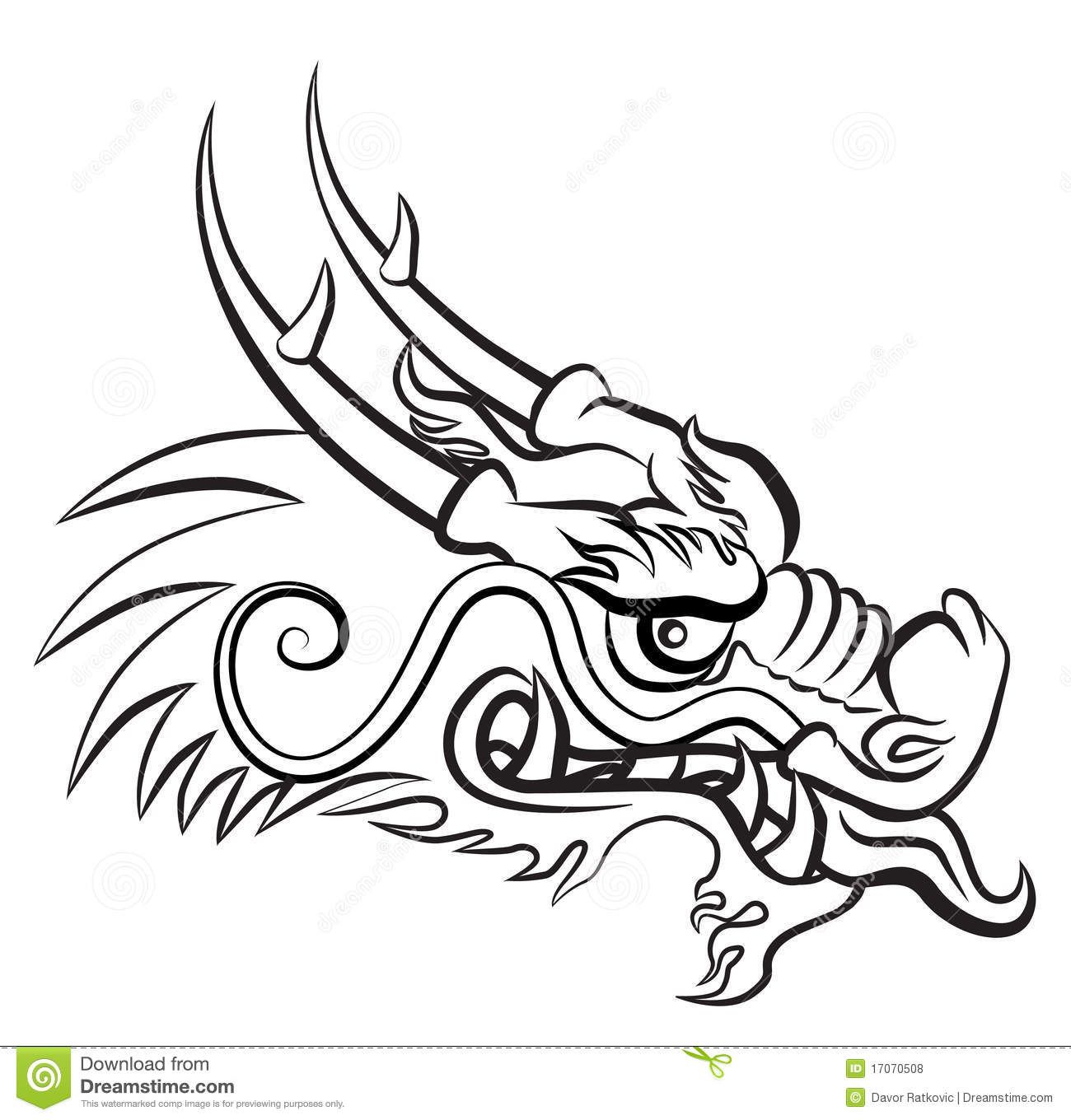 1300x1360 Japanese Dragon Drawings Dragon Sketch Medieval Dragon - Chinese Lion Head Drawing