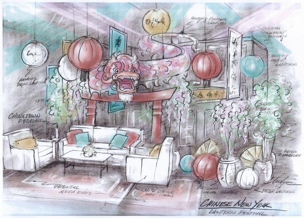 1000x718 chinese new year drawing display group - Chinese New Year Drawing