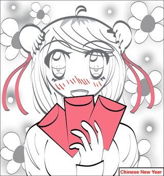 320x342 manga effect experiment - Chinese New Year Drawing