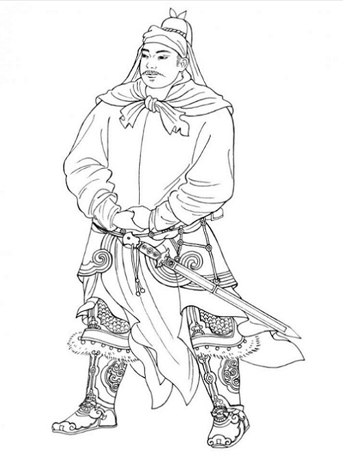 Chinese Person Drawing