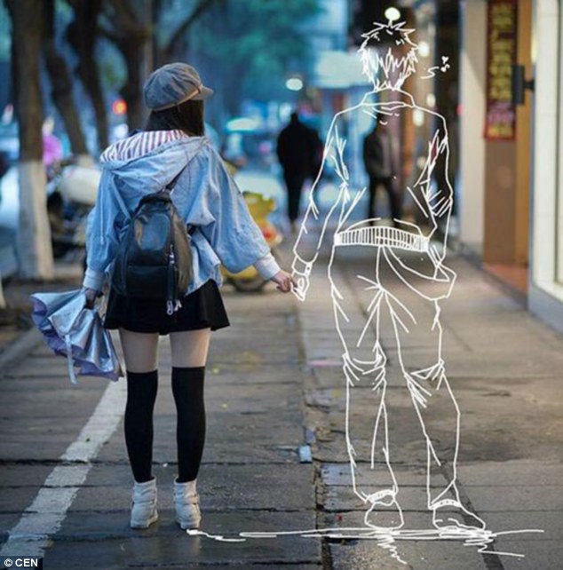 634x642 lonely chinese singles people draw their perfect partner on real - Chinese Person Drawing