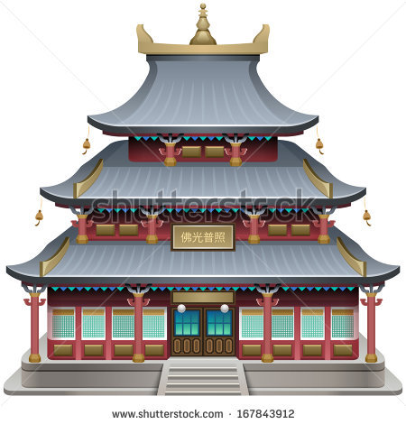 450x470 Chinese Temple Clipart - Chinese Temple Drawing