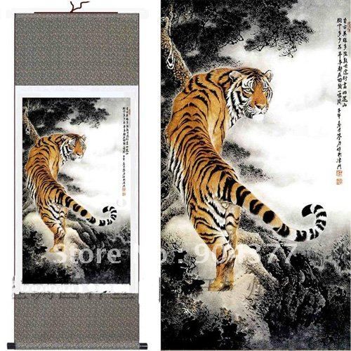500x500 asian tiger drawings traditional japanese tiger paintings tiger - Chinese Tiger Drawing