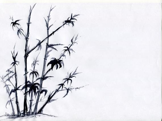 570x424 chinese drawing a print of a beautiful bamboo tree sized etsy - Chinese Tree Drawing