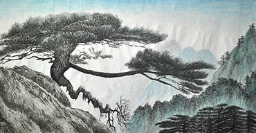 370x192 chinese trees paintings, china trees art scrolls, pictures, images - Chinese Tree Drawing