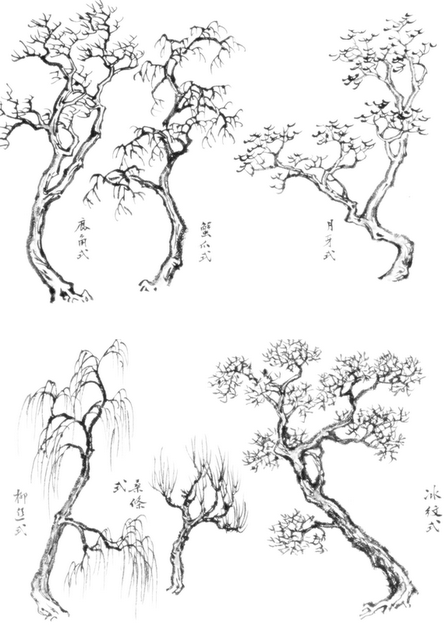 446x640 chinese tree drawing and painting assigned due - Chinese Tree Drawing