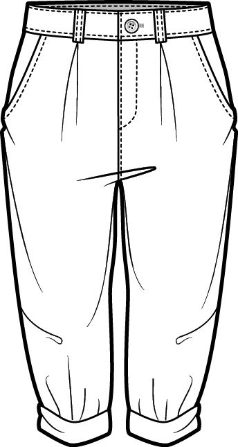 344x645 chino pants flats fashion sketches, pants drawing, croquis fashion - Chino Drawing