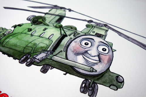 498x332 chinook helicopter - Chinook Drawing