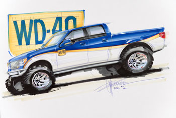 350x234 First Look - Chip Foose Car Drawings