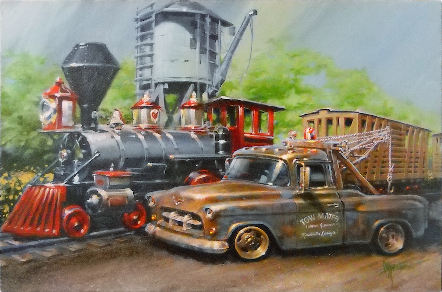 900x595 New Spin On A Disney Classic! Disney Parks Blog - Chip Foose Car Drawings