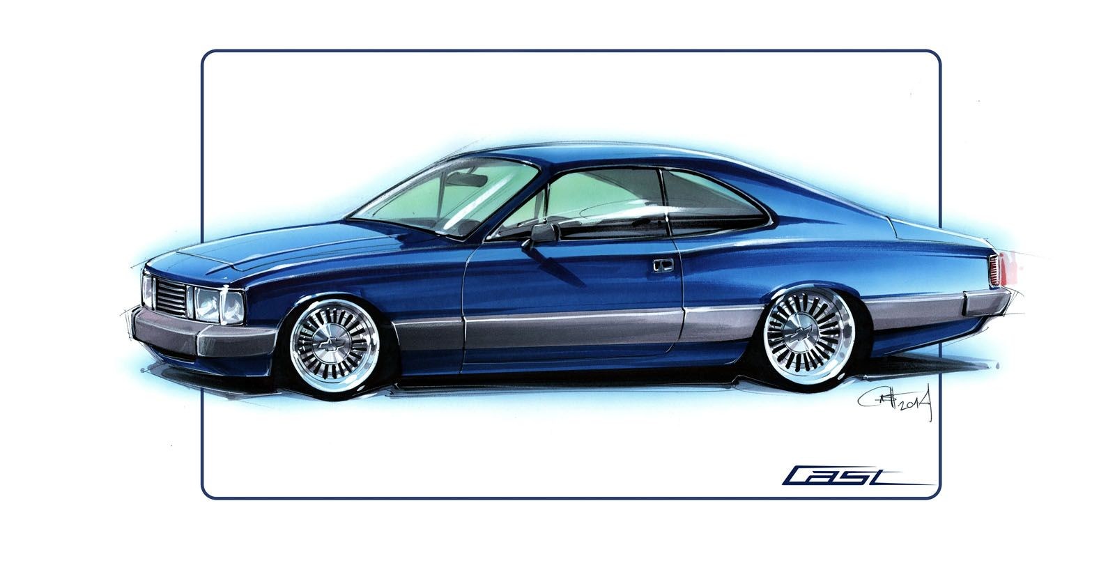 1600x818 Foose Car Sketches And Drawings - Chip Foose Drawings