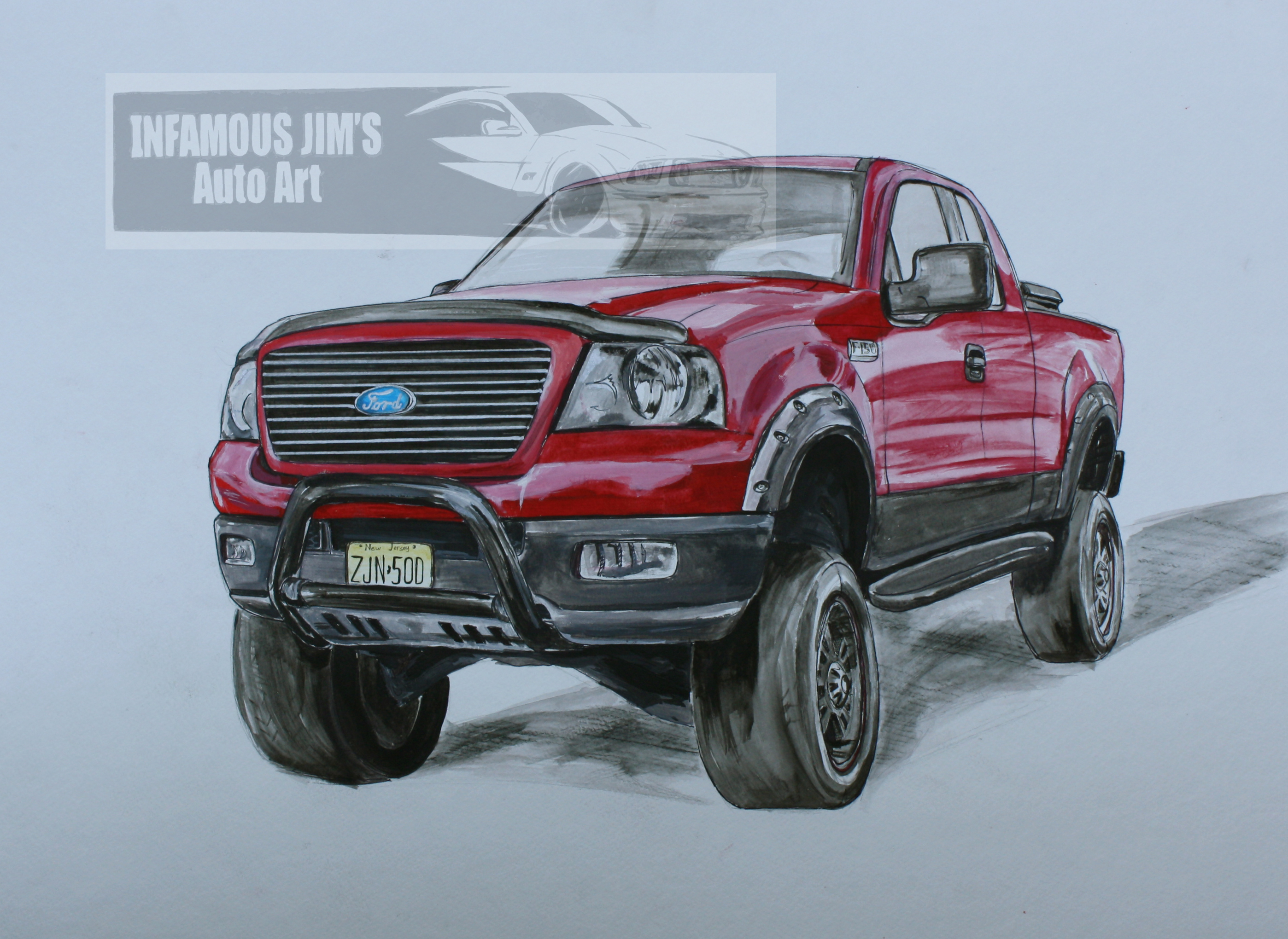 2796x2040 chip foose infamous jims auto art - Chip Foose Drawings