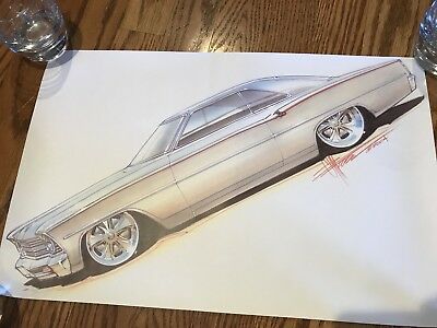 400x300 Chip Foose Drawings Sketch Nova Cherry Nova Supercar Hot Rod - Chip Foose Drawings