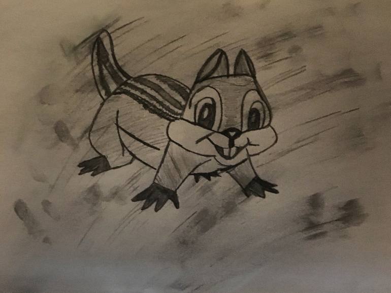 770x578 chipmunk drawing - Chipmunk Drawing