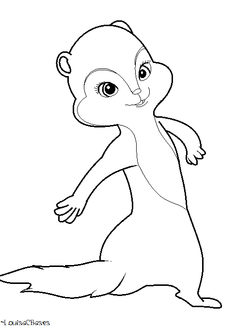 489x677 chipmunk drawing - Chipmunk Drawing