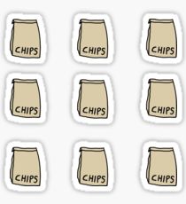 210x230 Chips Drawing Stickers Redbubble - Chipotle Drawing