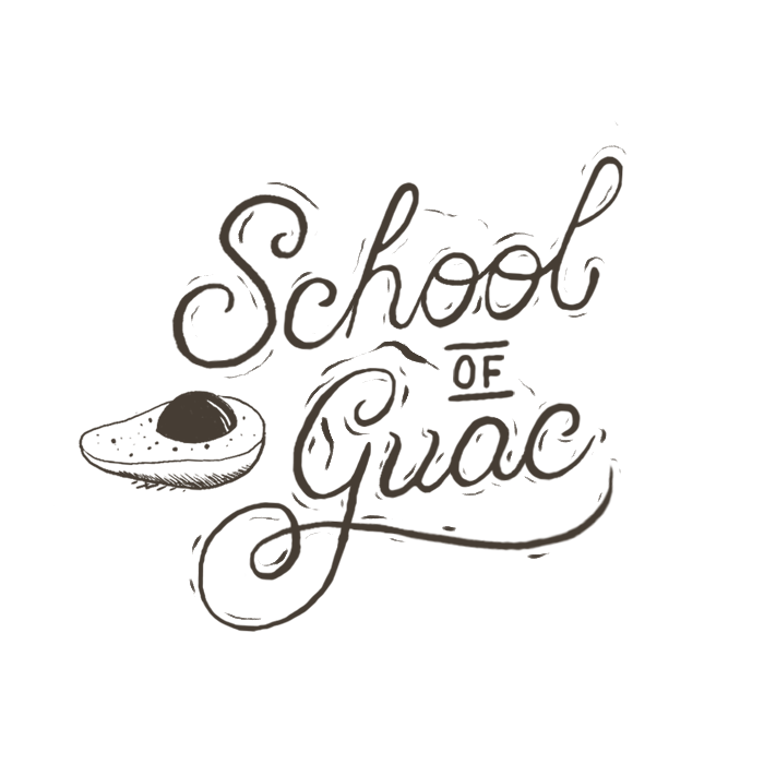 700x700 School Of Guac - Chipotle Drawing