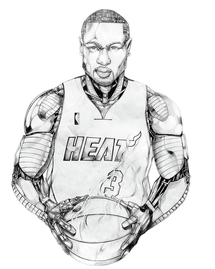 720x900 dynamic dwayne wade drawing - Chivas Drawing