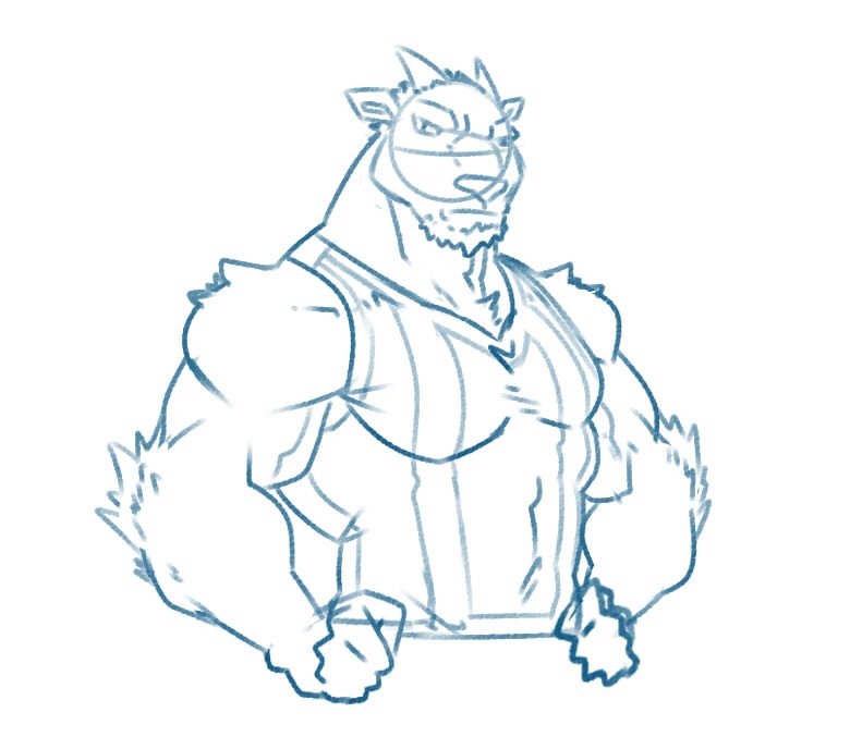 780x677 Happy Sheep On Twitter Working On A Fan Art Of This Guy - Chivas Drawing