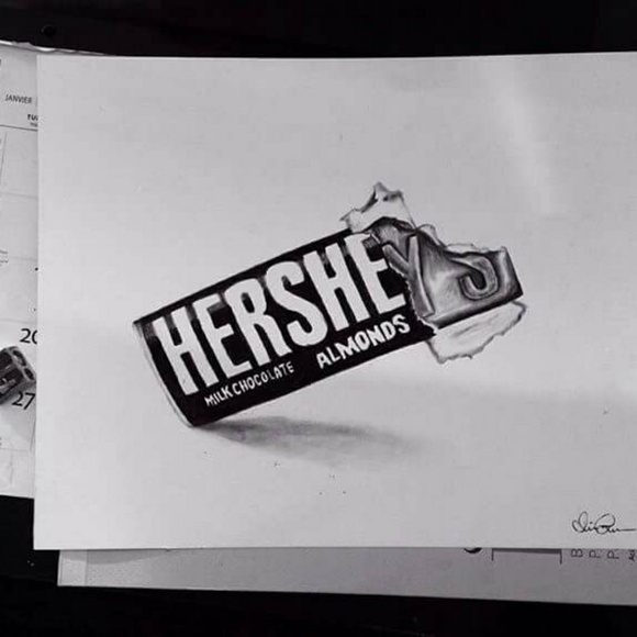 580x580 Other Hershey Chocolate Bar Drawing Poshmark - Chocolate Bar Drawing