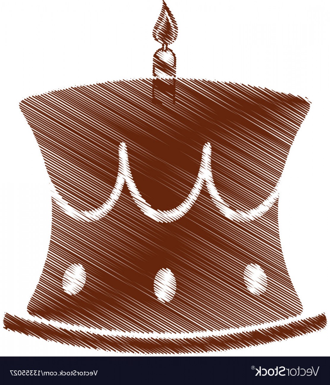 1111x1296 Drawing Birthday Chocolate Cake Candle Vector Soidergi - Chocolate Cake Drawing