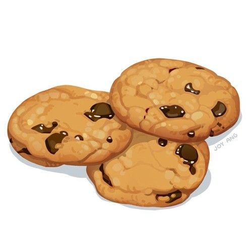 500x500 Chocolate Chip Cookies Ref Photo Taken - Chocolate Chip Cookie Drawing