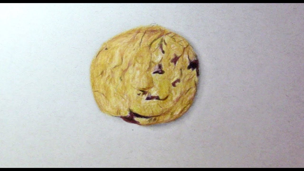 1280x720 How To Draw A Chocolate Chip Cookie - Chocolate Chip Cookie Drawing