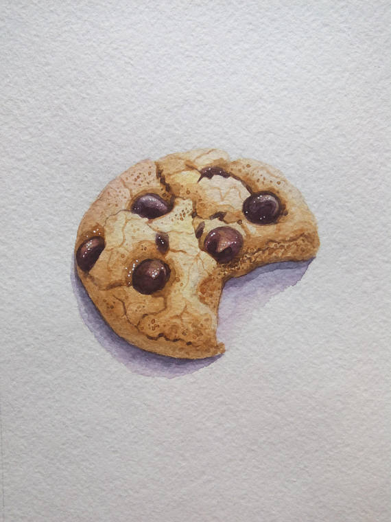 Chocolate Chip Cookie Drawing at Explore