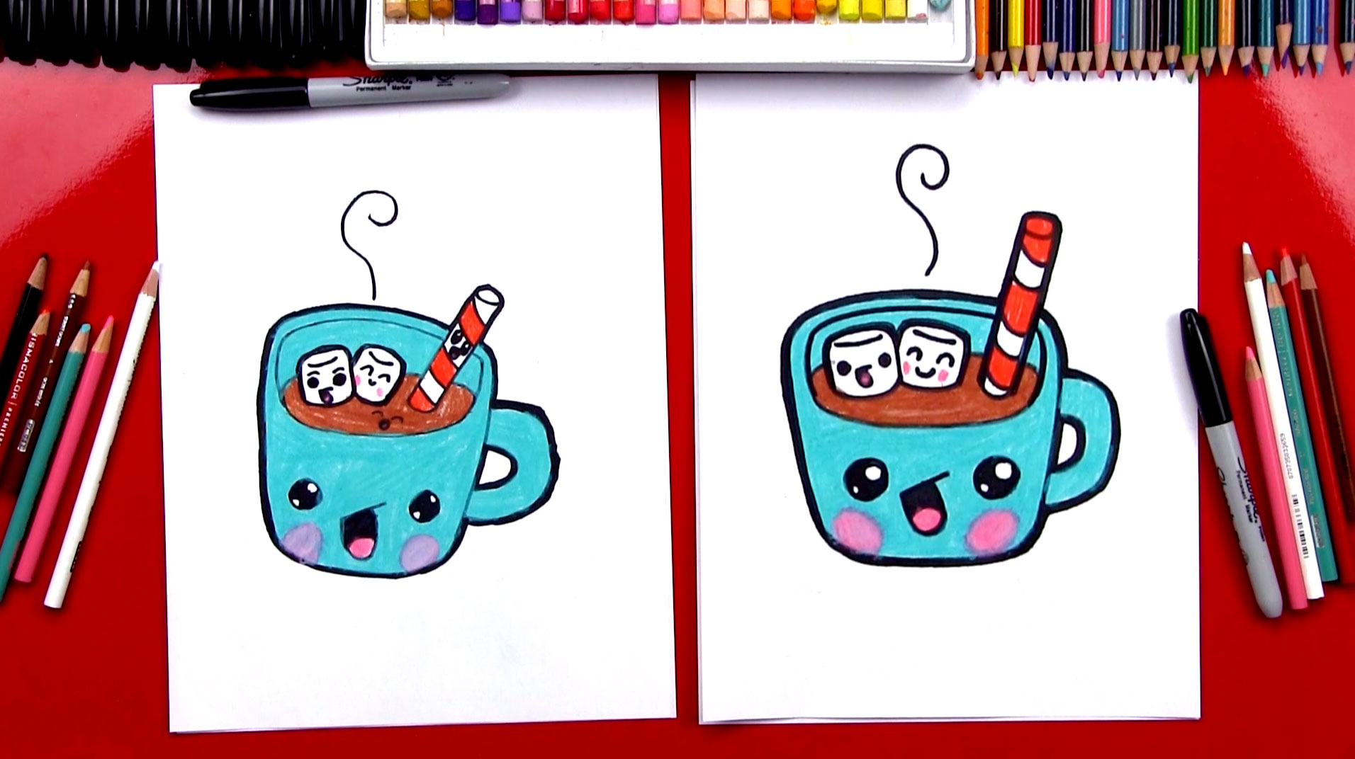1912x1072 How To Draw Cartoon Hot Chocolate - Chocolate Drawing