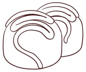 302x253 How To Draw How To Draw A Chocolate - Chocolate Drawing