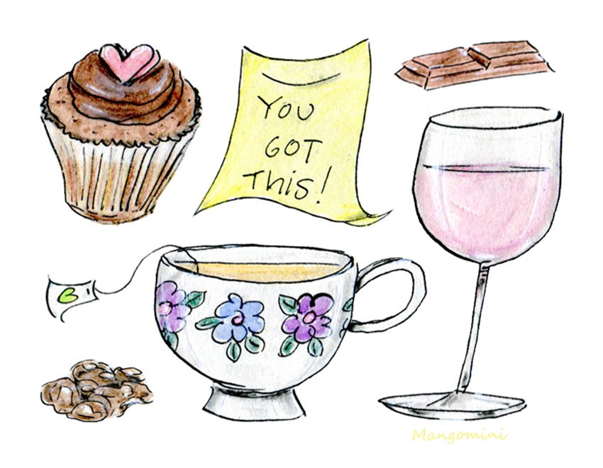 850x661 Chocolate Drawing Cindy Mangomini - Chocolate Drawing