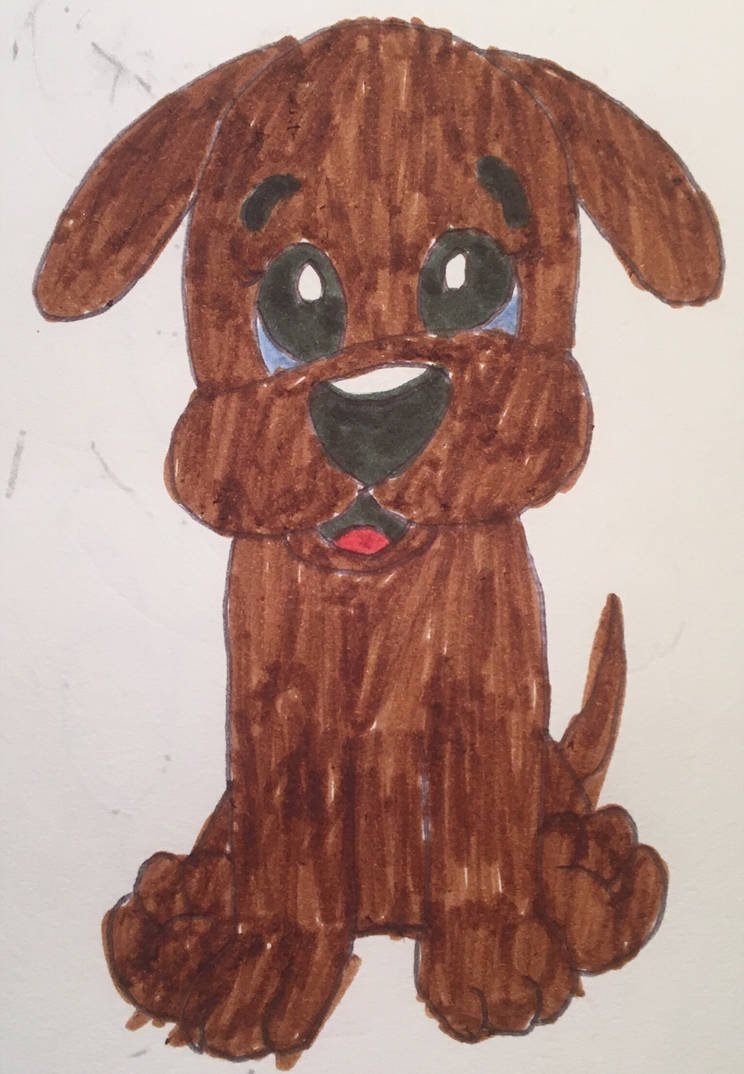 744x1074 Webkinz Chocolate Lab Drawing - Chocolate Lab Drawing