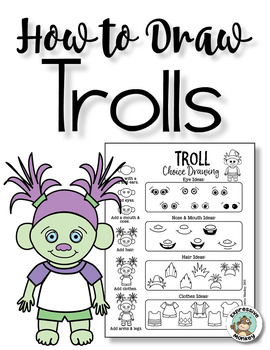 270x350 Troll Directed Drawing With Choices Tpt - Choice Drawing