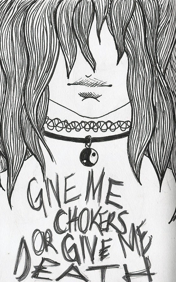 563x900 Choker Drawing - Choker Drawing