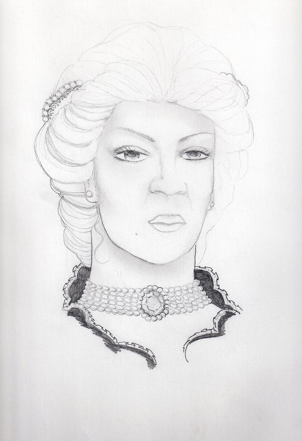 617x900 Choker Drawing - Choker Drawing