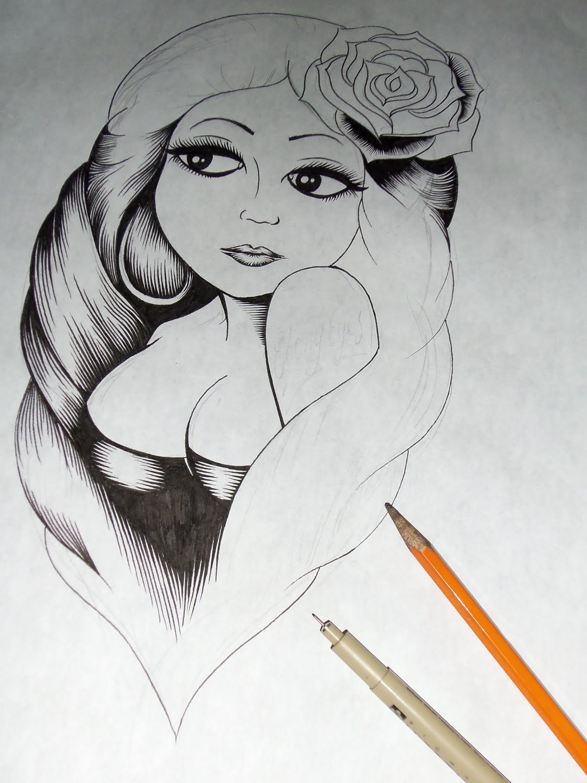 1200x1600 image gallery old school chola drawings - Chola Drawings