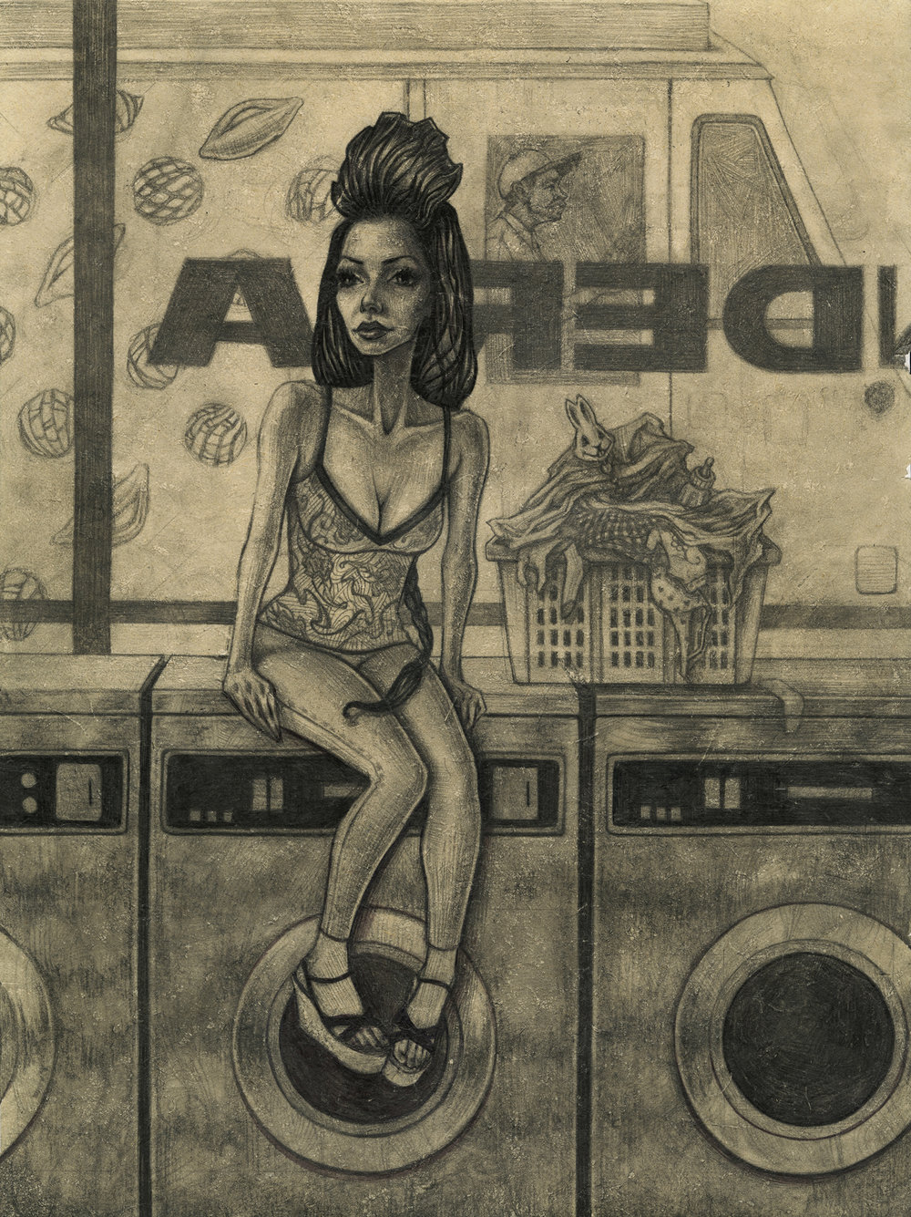 1000x1335 cholas jeaneen carlino - Chola Girl Drawing
