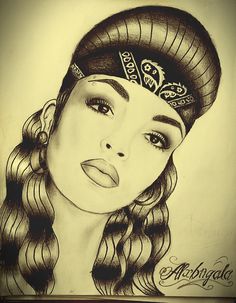 236x303 drawn angelfish chola - Chola Girl Drawing