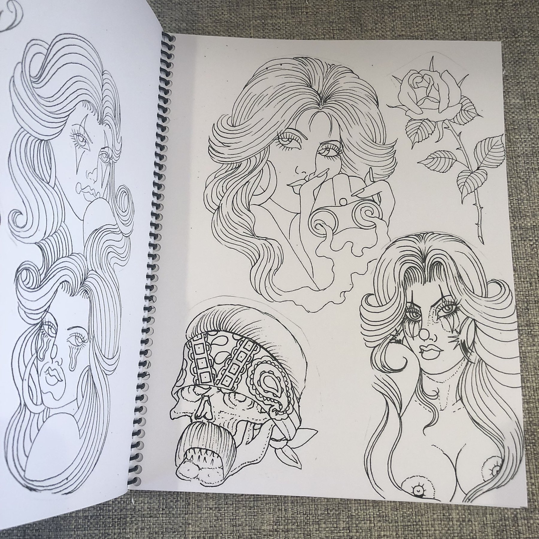 1800x1800 chola girl drawing outline - Chola Girl Drawing