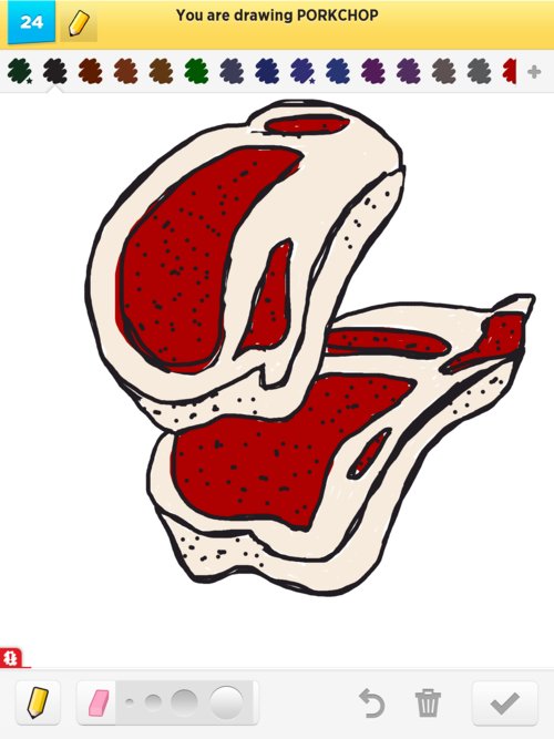 500x667 porkchop drawings - Chop Drawing