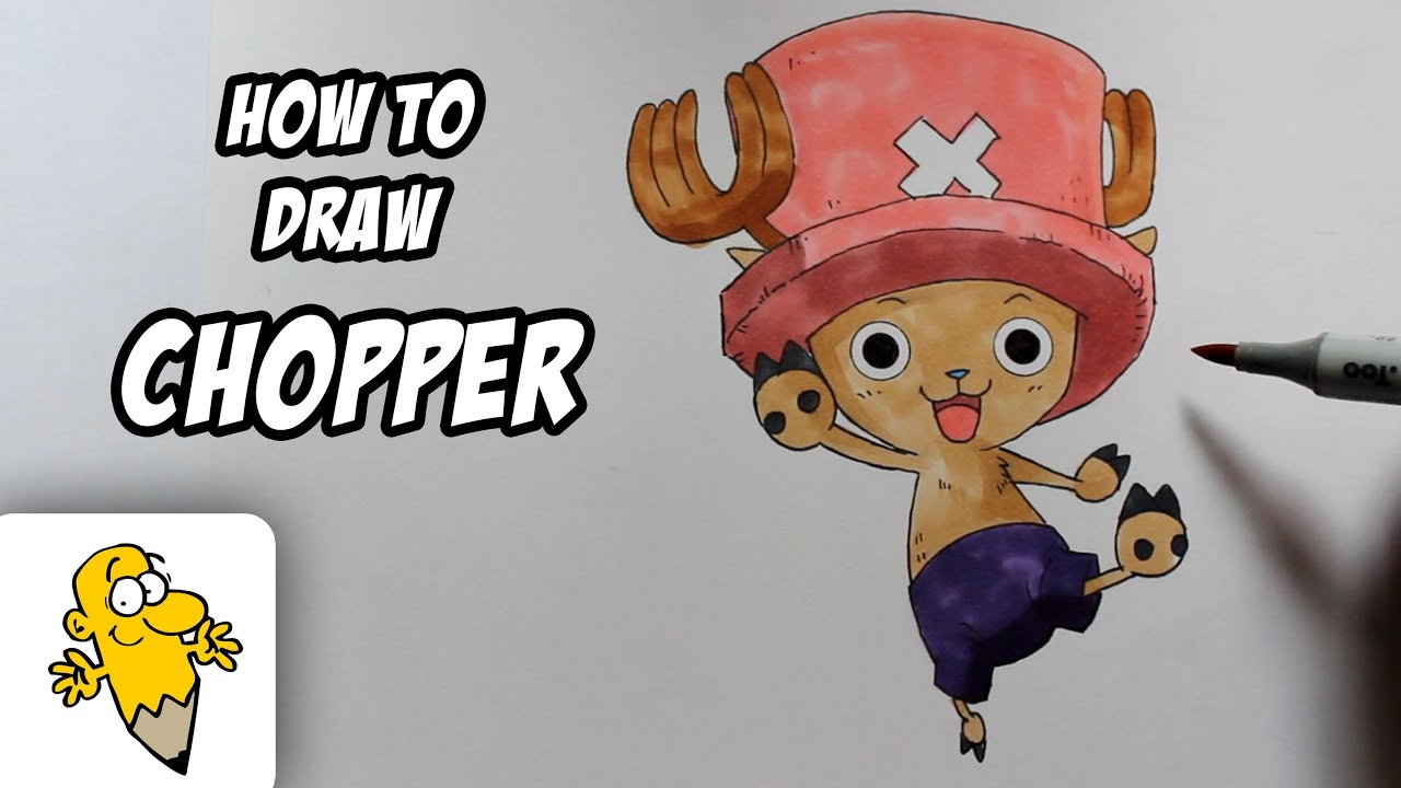 1280x720 how to draw tony chopper - Chopper Drawing